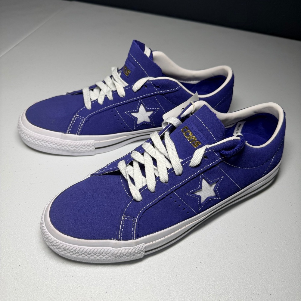 Converse One Star Pro CONS Low Top‎ Purple Suede Sneakers Men 7.5 Women 9